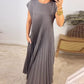 🌸Limited Sale 50% OFF🌸Sleeveless pleated simple solid colour dress🔥