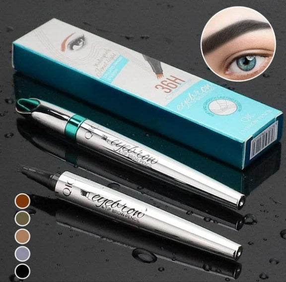 💥BUY 1 GET 1 FREE🎉High Quality 3D Waterproof Microblading Eyebrow Pen 4 Fork Tip Tattoo Pencil