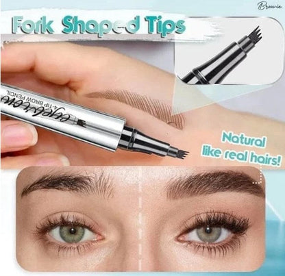 💥BUY 1 GET 1 FREE🎉High Quality 3D Waterproof Microblading Eyebrow Pen 4 Fork Tip Tattoo Pencil