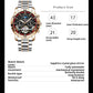 ⌚💧Swiss Brand New Waterproof Automatic Mechanical Watches