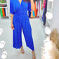 🎉48% OFF🔥 Polka Dot Printed Elastic Waist Jumpsuit