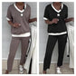 💜LAST DAY PROMOTION - 58%OFF💜Women's Casual V-Neck Top and Pants Set