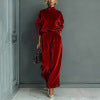 🎁2026 New Arrivals 50% OFF💥Women’s Casual Warm Top & Wide Leg Pants 2-Piece Set