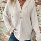 Women’s Trendy Solid Color Hooded Long Sleeve Top