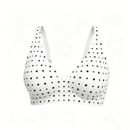 💜💜Jelly Wireless Womens Comfortable Wireless Bras Push Up Bralettes Seamless Tshirts Bras Deep V Everyday Bras
