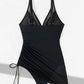 💥Last Day Special Sale 49% OFF🩱Slimming Mesh Sheer Sarong Wraps Swimsuit