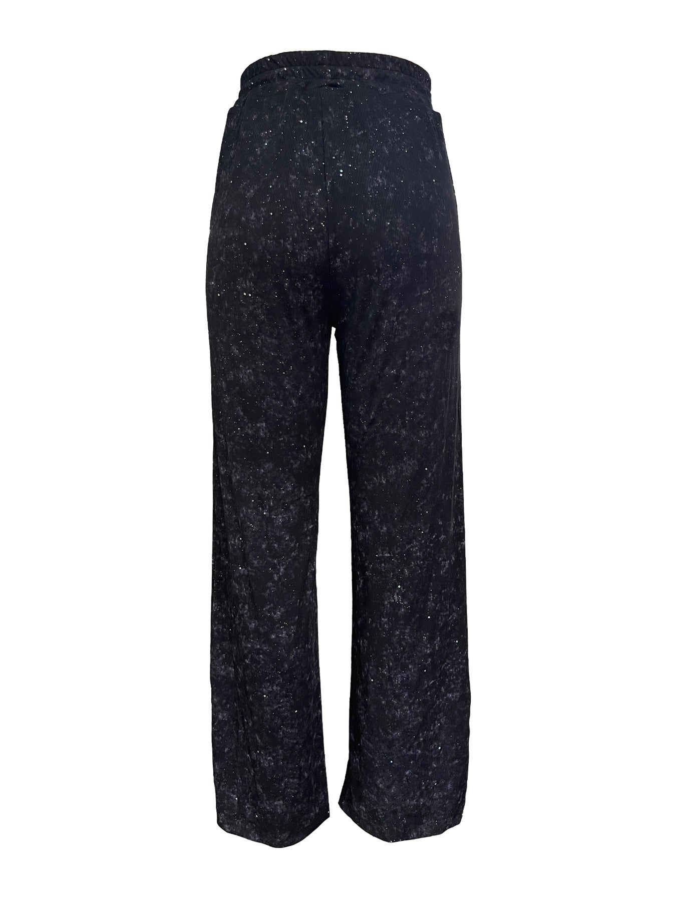 🎅LAST DAY SALE 50% OFF💖Women's Sequin Sparkle Wide Leg Pants with Elastic Waistband