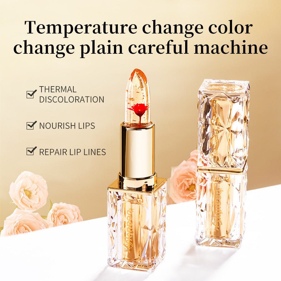 Transferproof Color-Changing Lipstick💄CrystalClear Color Alchemy 💋 Auto-Tints on Contact!