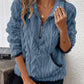 Half-Zip Fuzzy Sweatshirt 🍂 | Cloud-Soft + Roomy Pockets – Comfy Daily/Lounge