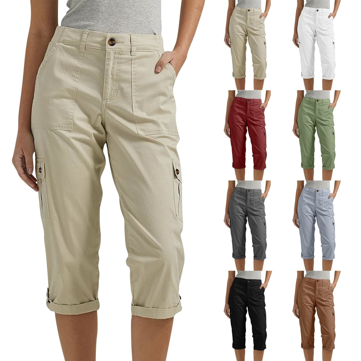 🔥 Hot Sale 🔥Women's High Elasticity Multi-pocket Casual Shorts