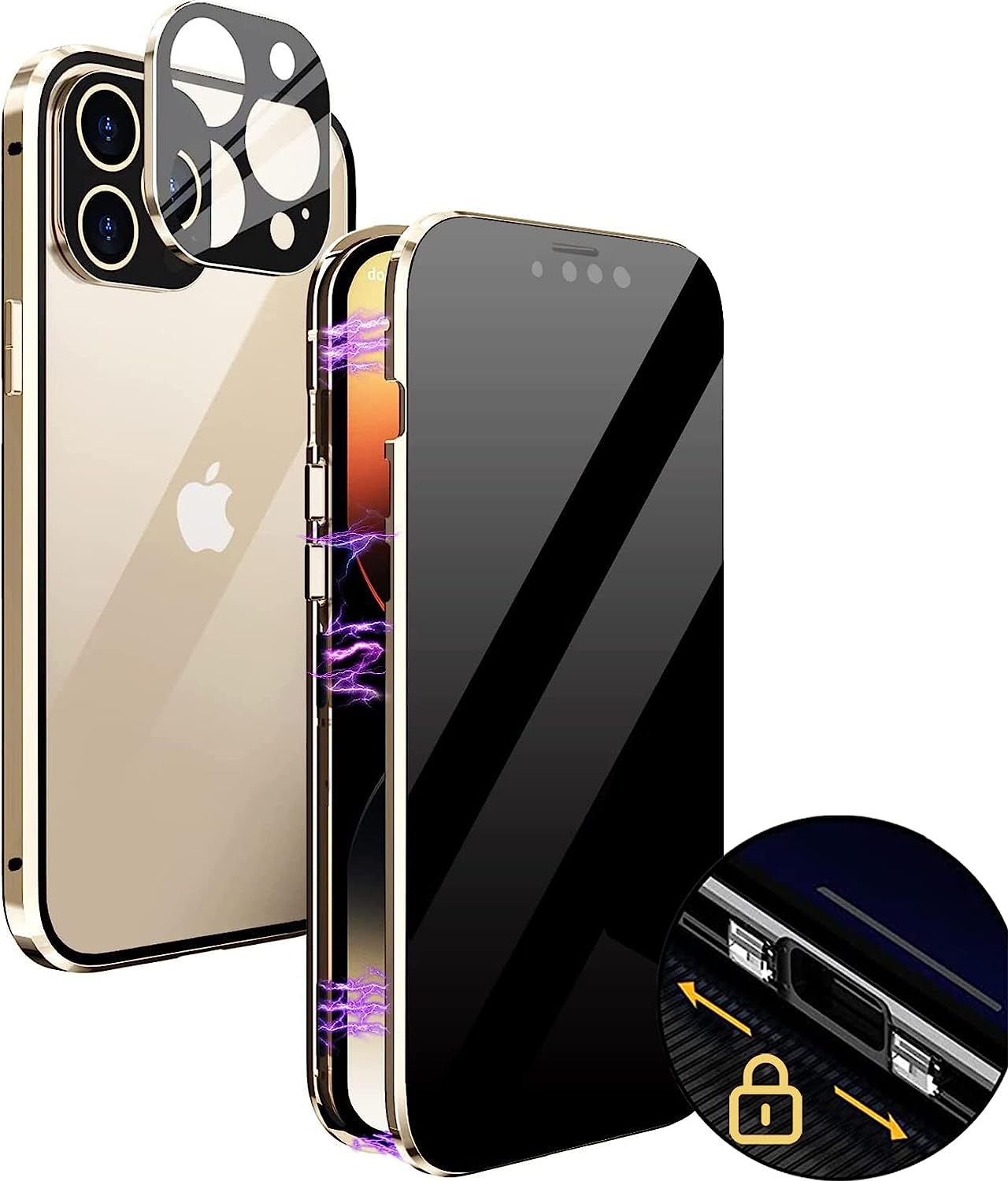 Double Sided Glass Protective Case for iPhone