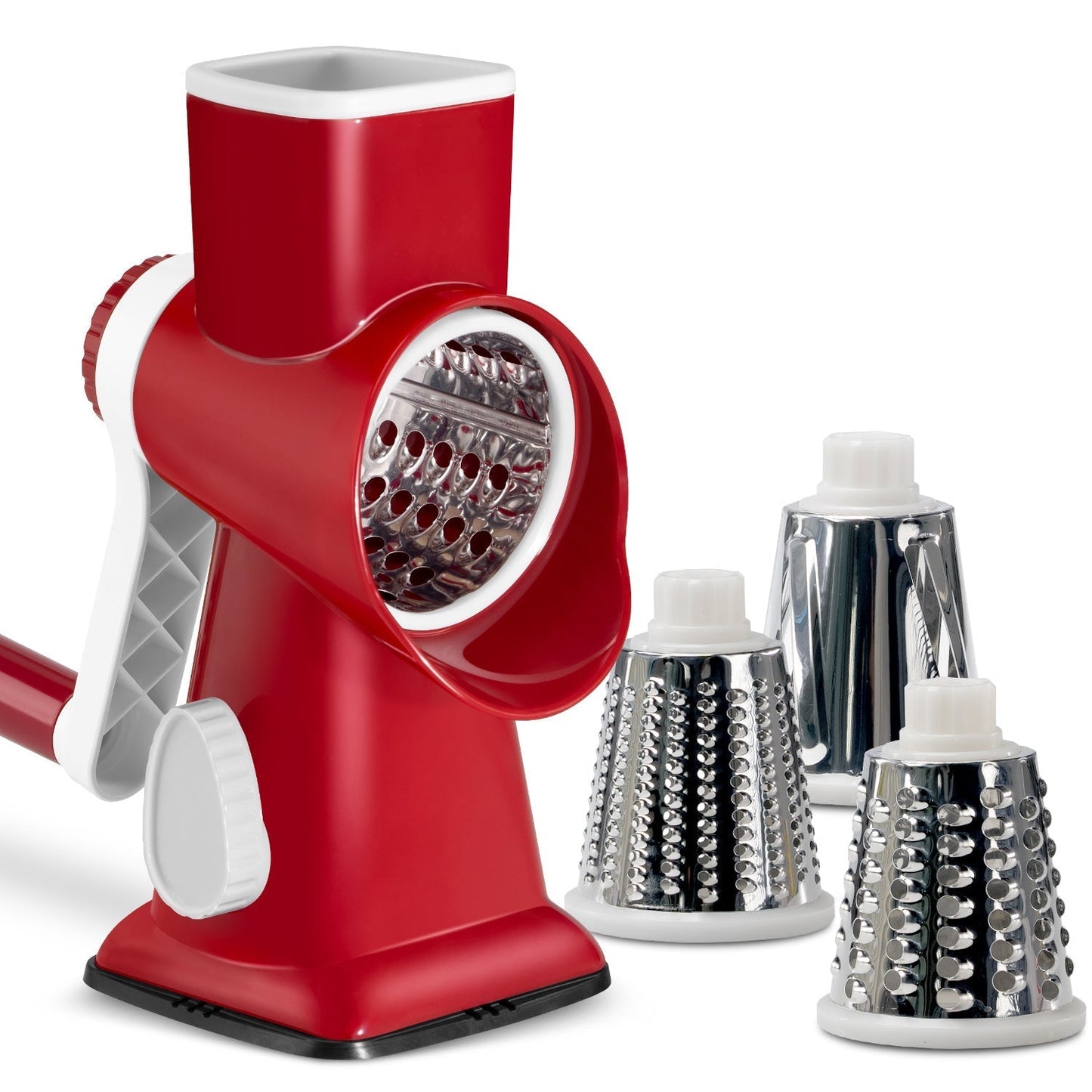 3 in 1 Rotary Cheese Grater Vegetable Slicer
