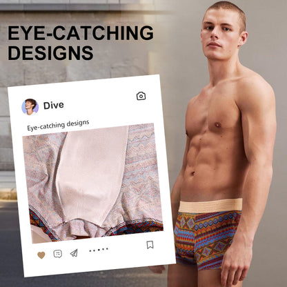 Men’s Color-Blocking Comfortable Underwear