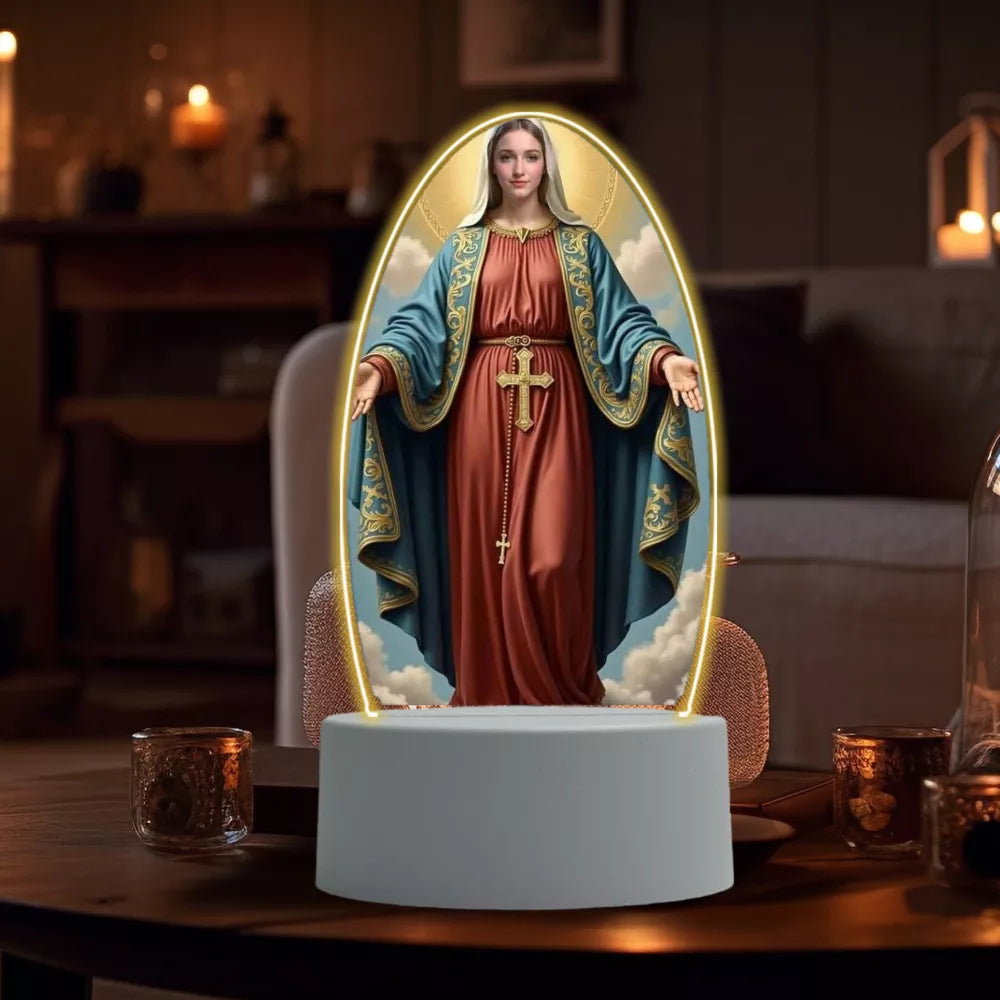 🎄Christmas Sale 48% OFF🔥Jesus 3D Night Lamp & Religious Gifts