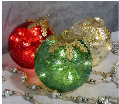 💥LAST DAY SALE 49% OFF⏰50K+ SOLD!🎅Glass Tabletop Christmas Ornaments【3ct】🔔🎁