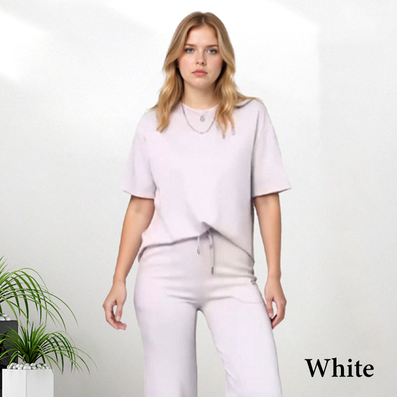 🔥🎁New arrival 50% OFF💥✨Chic Women's 2-Piece Outfit – Comfy Top & Matching Pants