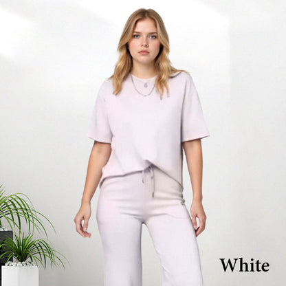 🔥🎁New arrival 50% OFF💥✨Chic Women's 2-Piece Outfit – Comfy Top & Matching Pants