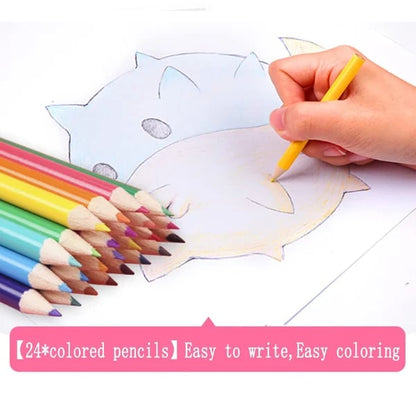 🎨 50% OFF HOT PROMOTION! ✨ Deluxe 6-in-1 Art Creativity Set - Includes Drawing Tools & 12 Colors for Kids' Creative Development 🧑‍🎨🌟