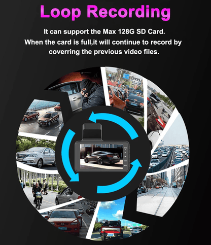 🎁Hot sale 49% OFF⏳1080P HD 170° Wide-Angle Nighttime Car Recorder