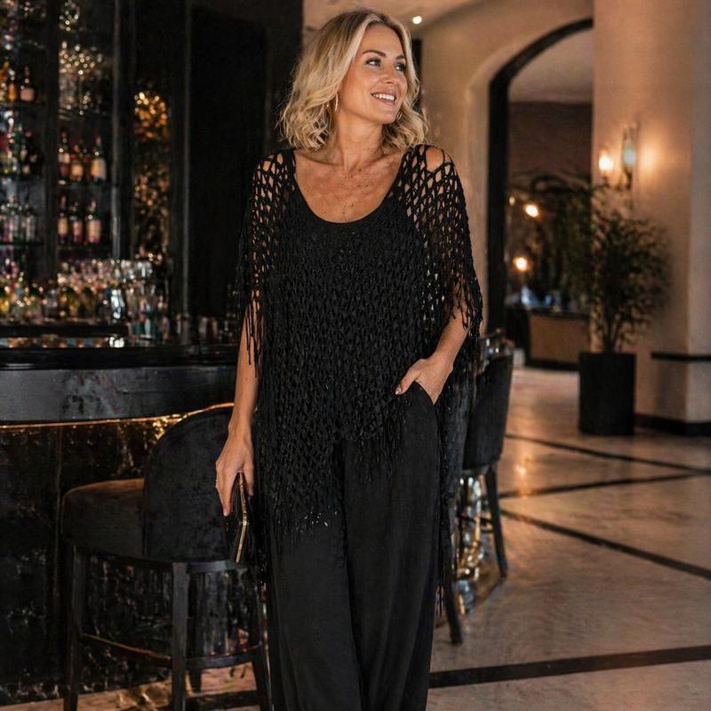 🏖️LAST DAY SALE !🔥JCUK Summer Metallic Crochet Cover-Up – Lightweight, Flowy & Effortlessly Stylish 🌊☀️