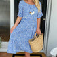 🎁2025 Big Sale 49% OFF🎁Round Neck Polka Dot Print Midi Dress