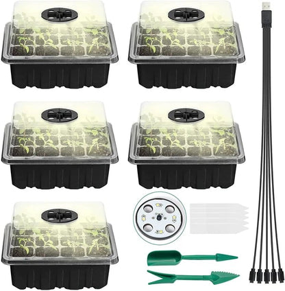 🔥HOT Sale 49%OFF - ✨️Adjustable Humidity Seed Starter Trays