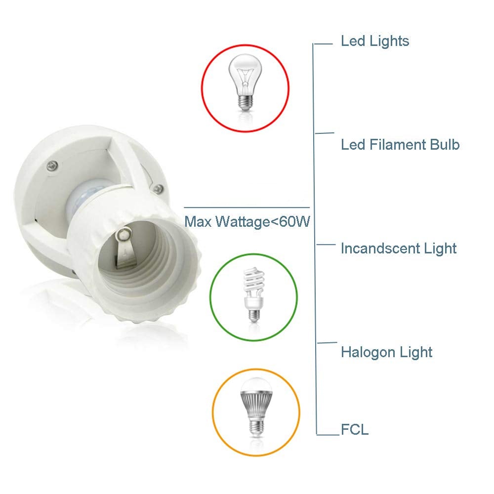 🎉Buy 2 Get 1 Free💡Motion Sensor Light Socket