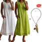 👗💗LAST DAY SALE 70% OFF⚡50K+ SOLD💕☀️Women's Summer Sleeveless Tiered Dress - Effortless & Breezy Style🔥