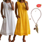 👗💗LAST DAY SALE 70% OFF⚡50K+ SOLD💕☀️Women's Summer Sleeveless Tiered Dress - Effortless & Breezy Style🔥