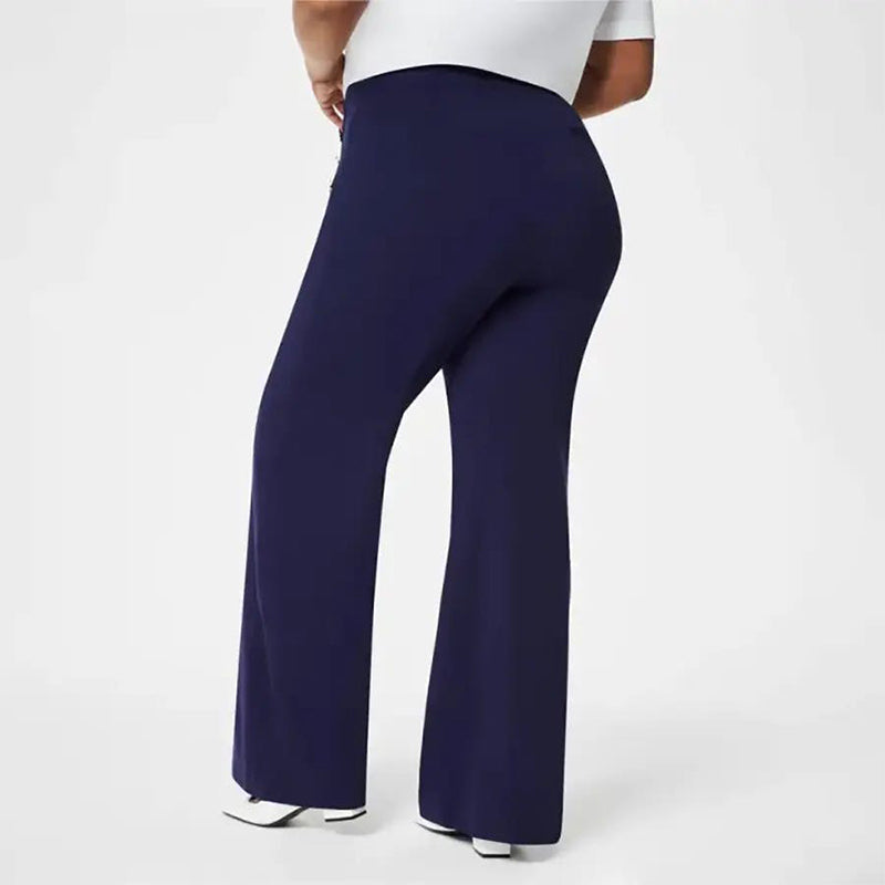 🎁-High Stretch Tummy Control Button Wide Leg Pants