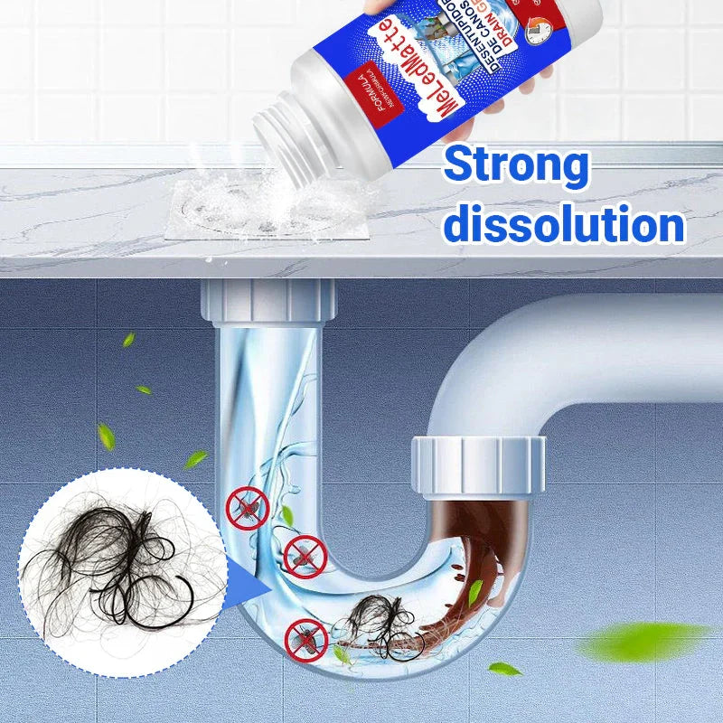 🚰 Powerful Pipe Dredging Agent – Fast Clog Removal, Safe for Pipes & Multi-Use 🚰