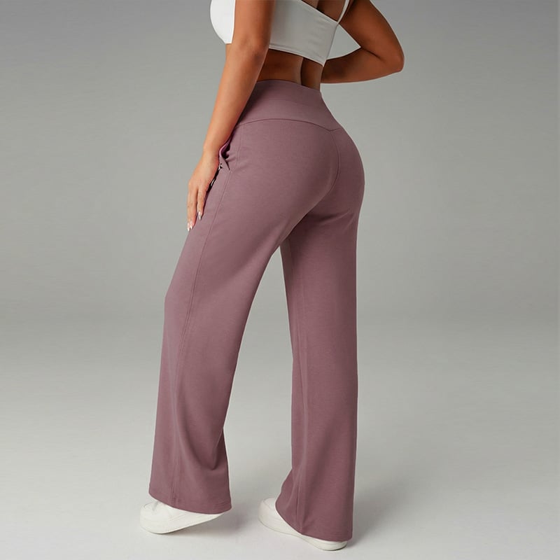 💗LAST DAY SALE 68% OFF⚡50K+ SOLD💕Women's Plain Loose Straight Leg Pants