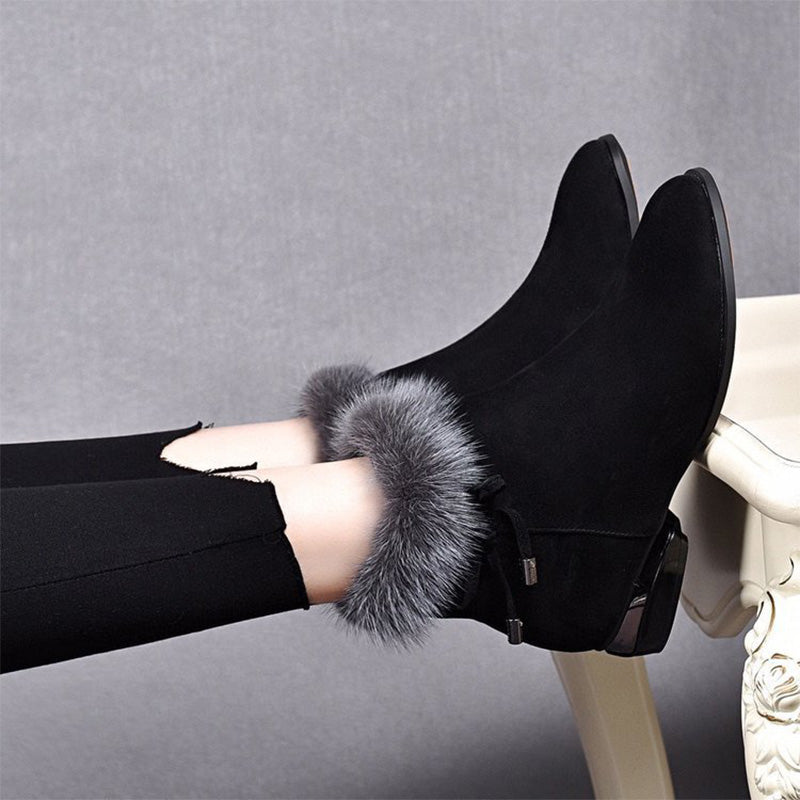 ❄️Soft leather boots with medium heels - elegant, comfortable and perfect for fall and winter!