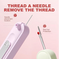 ❤️Gift Ideas🤩 Automatic Needle Threader, 2-in-1 Tool for Threading and Removing Threads