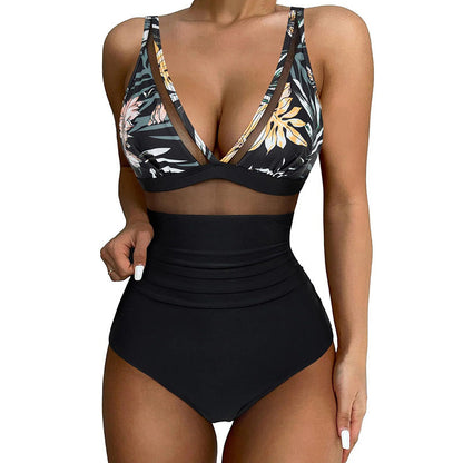 🏖️ Pre-Summer Sale 50% OFF🏝️Mesh Tummy Control Swimsuit🏝️3