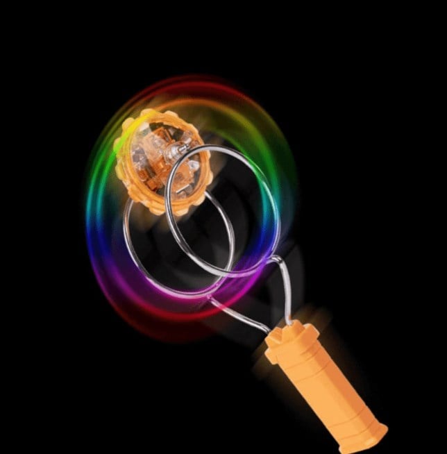 🔥HOT SALE🔥Creative LED Light Luminous Fidget Spinner Magnetic Gyro