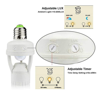 🎉Buy 2 Get 1 Free💡Motion Sensor Light Socket
