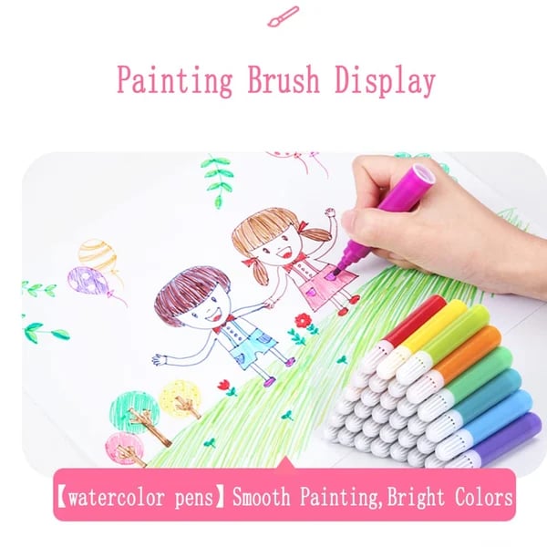 🎨 50% OFF HOT PROMOTION! ✨ Deluxe 6-in-1 Art Creativity Set - Includes Drawing Tools & 12 Colors for Kids' Creative Development 🧑‍🎨🌟