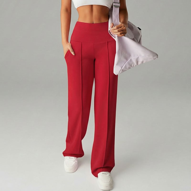 💗LAST DAY SALE 68% OFF⚡50K+ SOLD💕Women's Plain Loose Straight Leg Pants