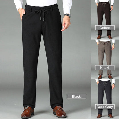 Nice Gift! Men's Thickened Elastic Waist Corduroy Pants