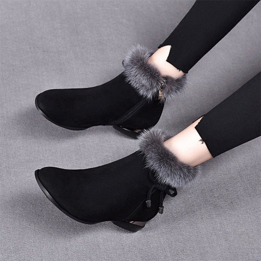 ❄️Soft leather boots with medium heels - elegant, comfortable and perfect for fall and winter!