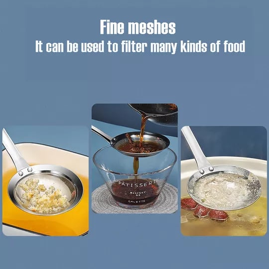 🔥Hot Sale 50% OFF 🔥304 Stainless Steel Strainer Spoon