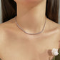 (🎁2024 New Year Hot Sale🎁)💥"Crystal' Tennis Necklace + Free Bracelet