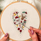 💖DIY Heart Shaped Hand Embroidered Christmas Finished product/DIY material kit