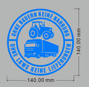⚡⚡50% OFF!!! 🚜Car Decal: 🌾No farmers, no food - no trucks, no deliveries🚛