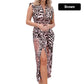 🌸Spring Specials🌸 Woman’s Deep V-Neck Leopard Print Slit Dress