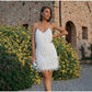 🔥Last Day Promotion 47% OFF💝Women's Feather Fringe Sequin Spaghetti Strap Dress