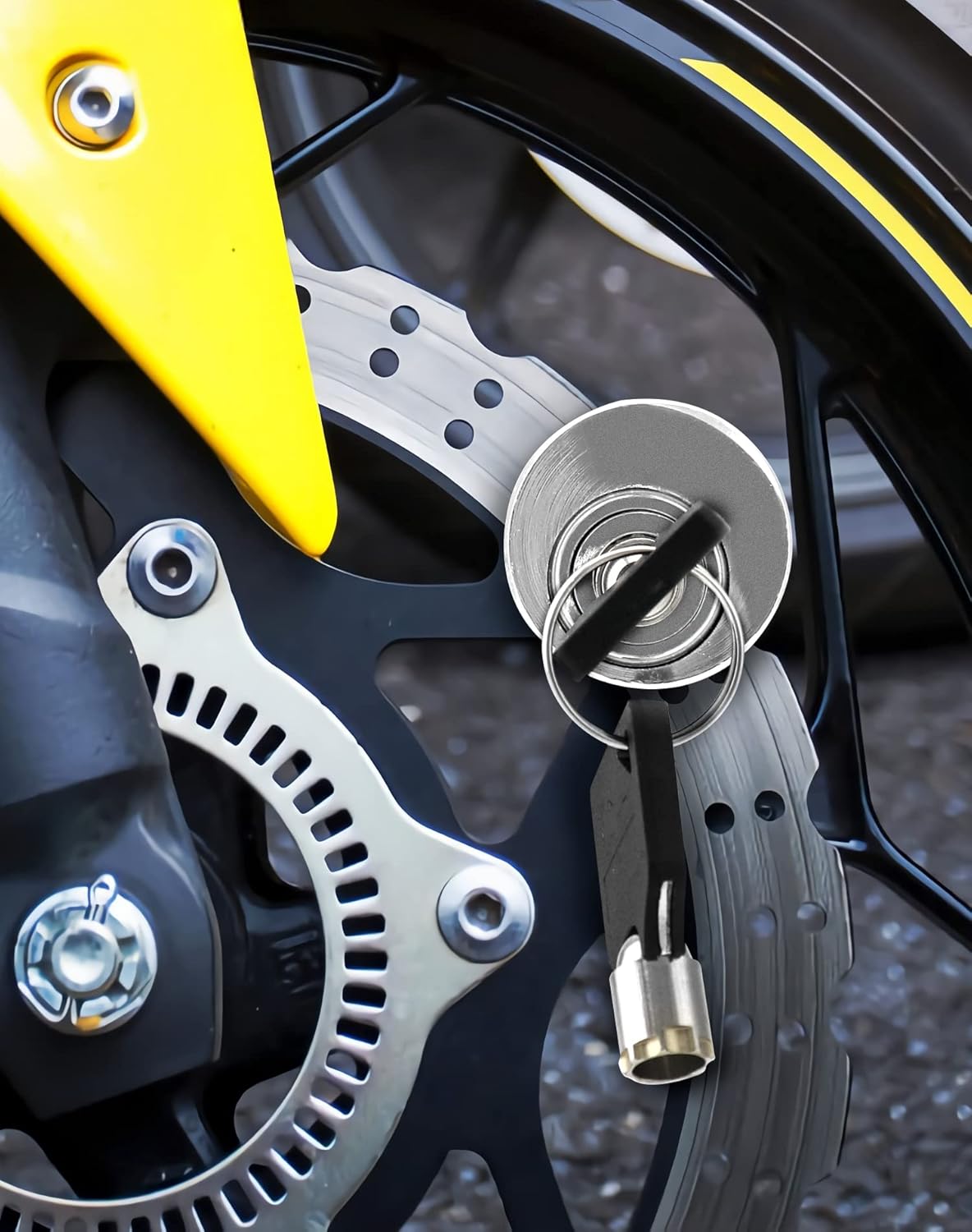 🔥 LAST DAY -BUY 2 GET 1 FREE 🔥 Motorcycle and Bicycle Anti-Theft Disc Brake Lock