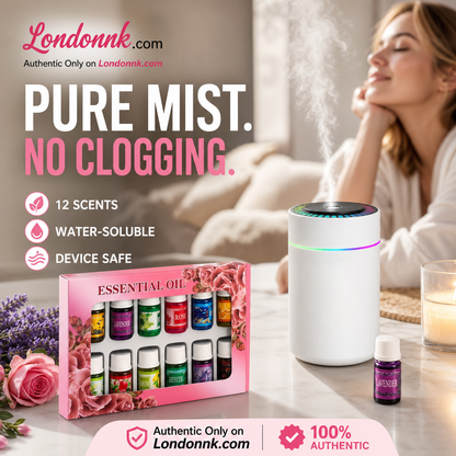 🔥Limited Time 50% Off！🎁🌺The fresh scent lifts your mood！🌷12-Pack Water Soluble Essential Oils Set