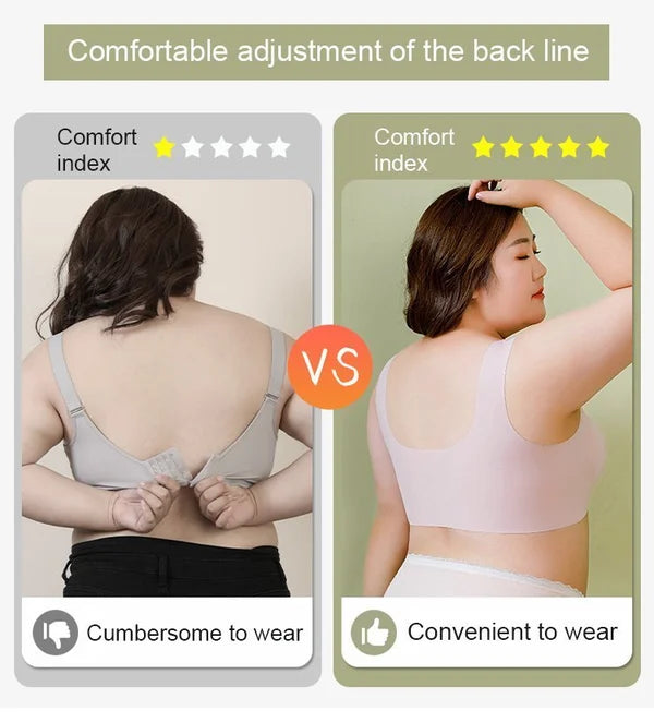 💕 47% off Plus-Size Seamless Push Up Bra